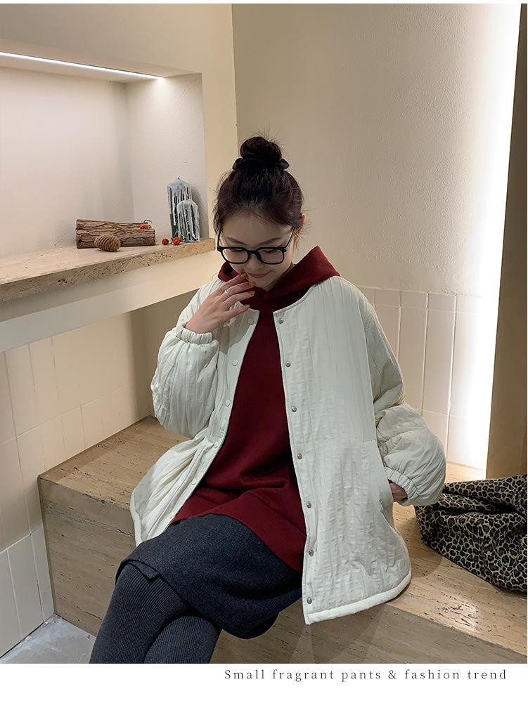 Plus Size Women's Hooded Long Sleeve Solid Color Pullover Sweatshirt with Velvet-Lined Slimming Design