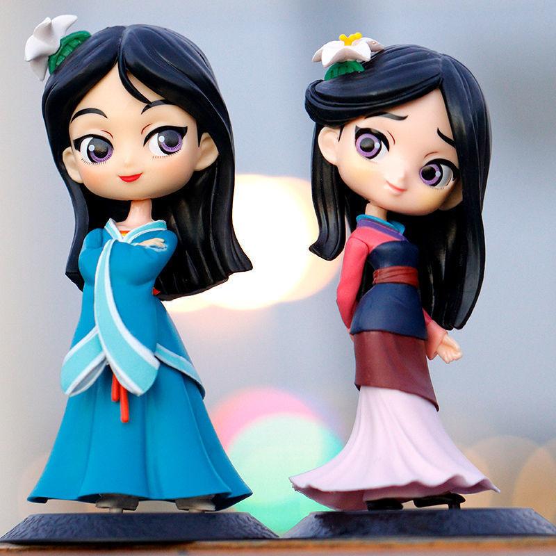 Disney Анимация Мулан Персонаж Принцессы Модель Игрушка Кукла Подарок Торт Домашний Декор Подарок на День Рождения