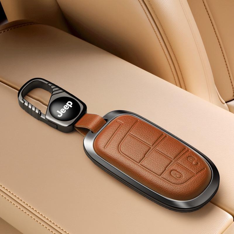 Чехол для ключа Jeep, совместимый с Compass, Cherokee, Commander, Grand Cherokee, корпус ключа