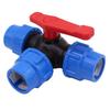 1Pcs Ball Valve 20/25/32/40/50mm 20mm-50mm Black+Blue
