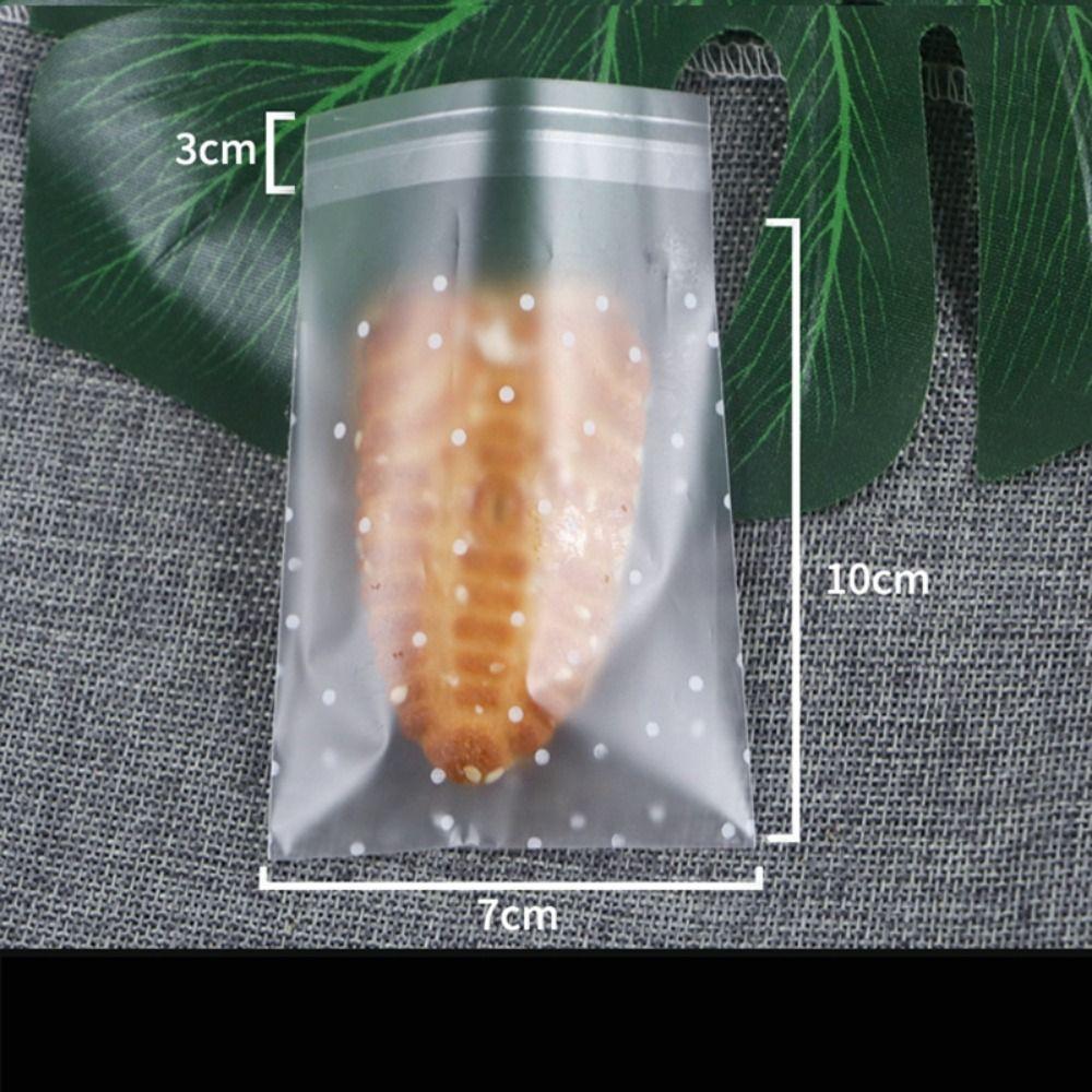 100 шт. самоклеящиеся пакеты для упаковки закусок, упаковка для выпечки печенья, сумка для рождественской вечеринки, сувениры