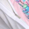 Duvet Cover Custom Name Stitch Ice Cream Candy Pink Style Single Double Bed Room Decoration Children Gift