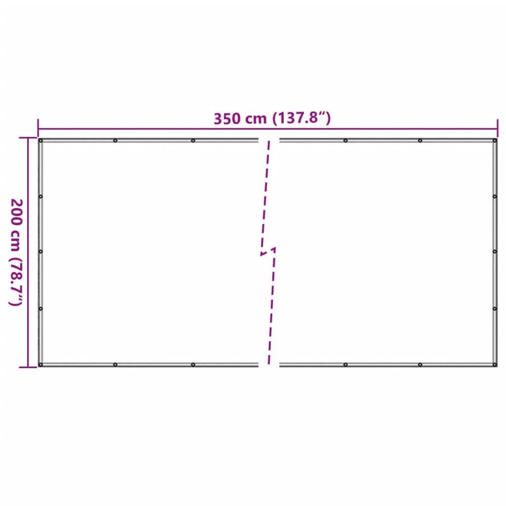 Green Trailer Cargo Net 2 x 3.5 m HDPE