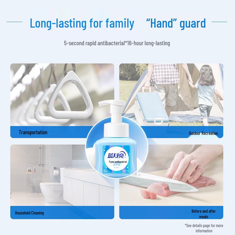 Blue Moon Amber Cedar Foam Antibacterial Hand Wash