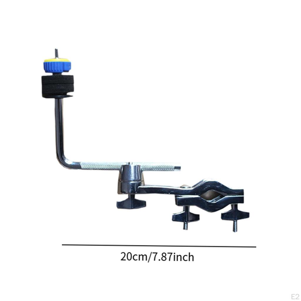 Cymbal Arm Rod with Bracket Percussion Tool Quick Release Multifunction Drum Set Extension Clamp