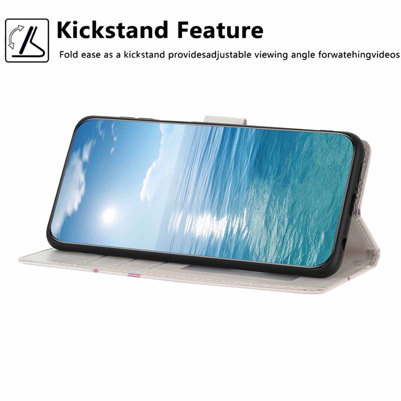 Чехол для Samsung Galaxy A27 A17 A07 A37 A57 A56 A36 A55 S26+ Ultra S25 Edge S24 FE Plus Чехол Кошелек с леопардовым принтом Кожаный чехол