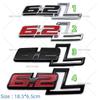 3D Car Stickers Emblem Auto Trunk Badge Decals for Ford F150 6.2L Hummer H2 C7 6.2 L