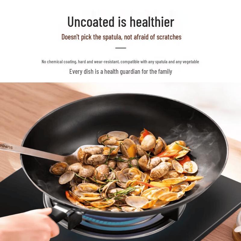SUPOR Non-Stick Carbon Steel Wok