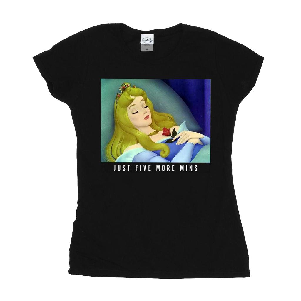 Disney Princess Womens/Ladies Sleeping Beauty Five More Minutes Cotton T-Shirt
