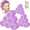 Self-Grip Hair Rollers Heatless Hair Curlers No Heat Hair Bang Volume Self-adhesive Hook & Loop DIY Styling Tool