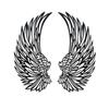 1 Pair Wall Sculpture Metal Wall Art Sculpture Angel Wings Wall Art Decor  Photography