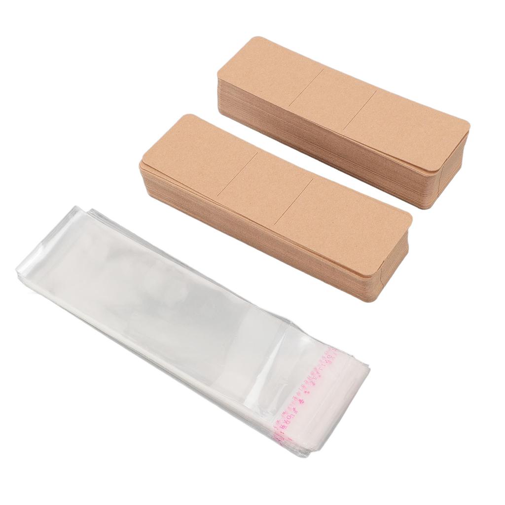 Набор из 200 штук, набор закладок, пустые закладки, демонстрационная карточка и прозрачный самоклеящийся пакет для