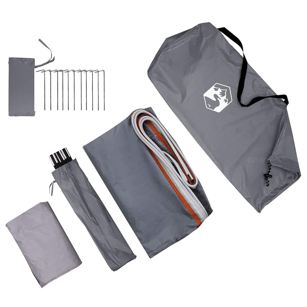 Tailgate Tent for 194 x 180 x 210 cm Grey and Orange
