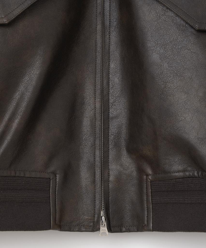 Millo Archive May A-2 Leather Blouson [Cocoa]