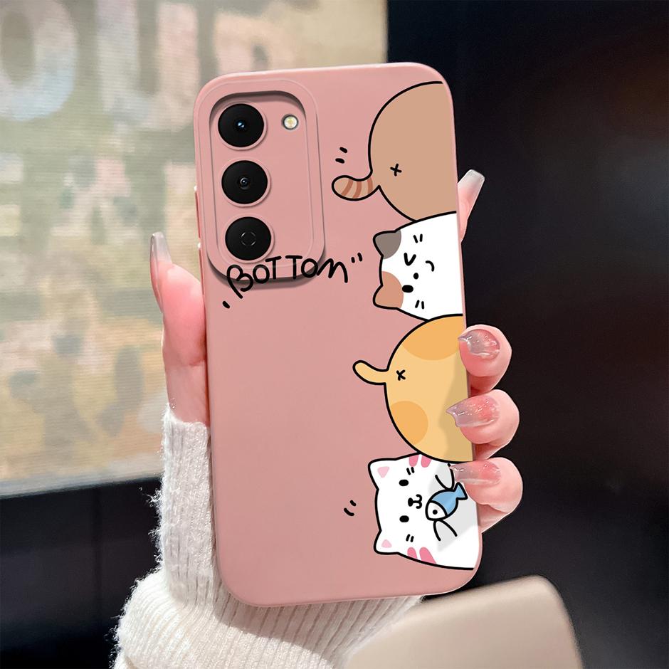Мультяшный Чехол-Кот Для Tecno Spark 40 Pro Plus 40C 4G Мягкий Силиконовый Ударопрочный Бампер Чехол Для TecnoSpark40 40Pro Plus 40C Fundas