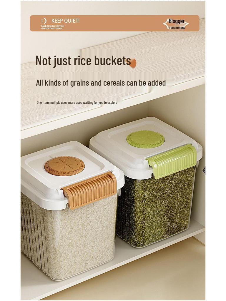 Герметичный контейнер для хранения риса и зерна, защищенный от насекомых