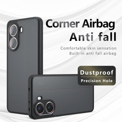 Роскошный матовый чехол-броня для телефона Xiaomi Poco X7 Pro Для Xiaomi Poco X7 X6 F5 F6 M6 Pro C75 Прозрачная акриловая противоударная крышка