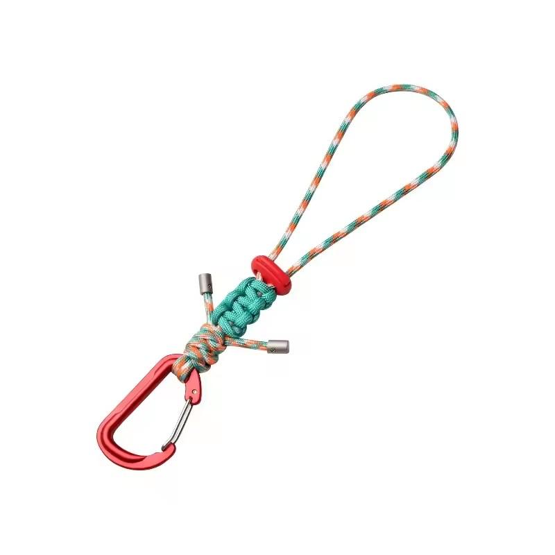 Quick-Release Paracord Water Bottle Hang Buckle Carabiner Portable EDC Clip Multifunctional Hook For Outdoor Hiking Backpack 4
