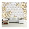 European Style 3D Wall Paper Jewelry Flower Bag Soft Mural Luxury Living Room Wallpaper Poster
