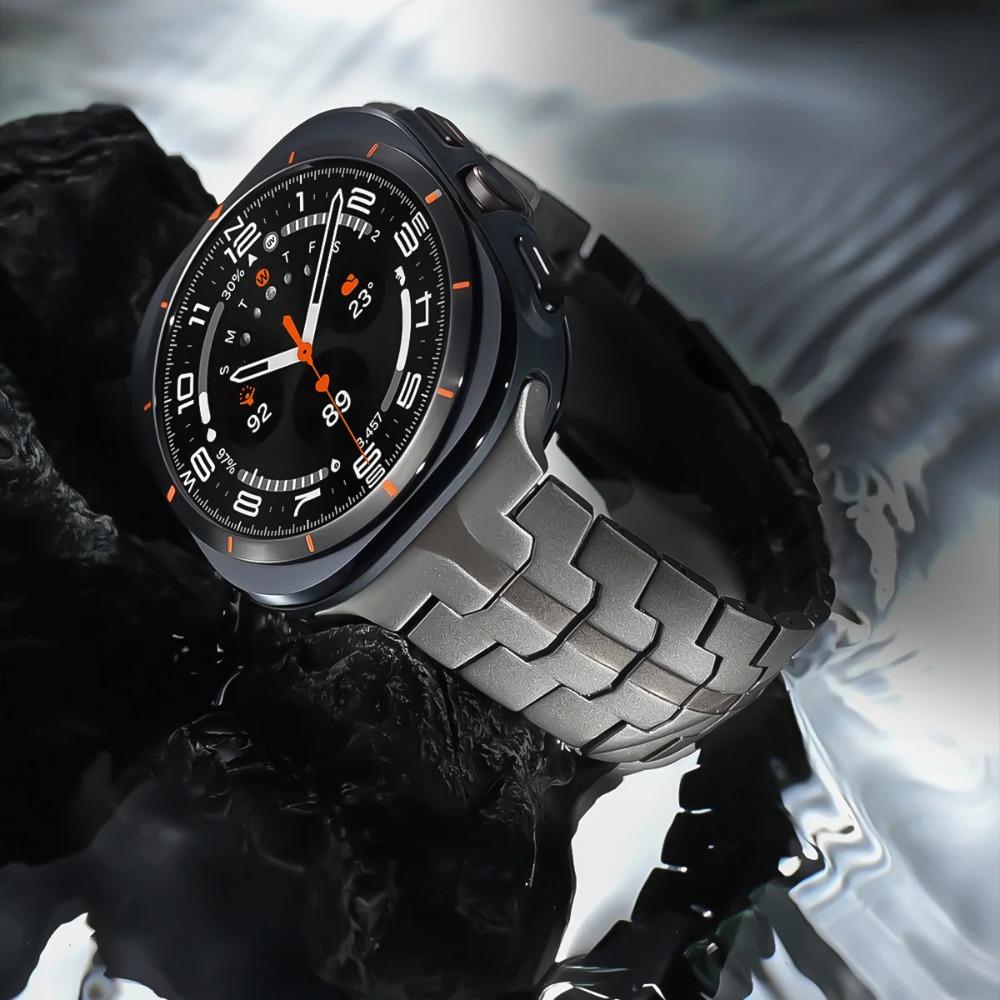 Металлический браслет из нержавеющей стали для Samsung Galaxy Watch 9 Ultra2 47 мм Мужской Браслет Роскошный Металлический Ремешок для Samsung Galaxy watch 9/8/8Classic 40 мм 44 мм 46 мм