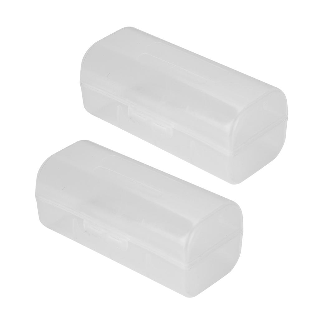 2PCS 26650 Battery Storage Box Case Holder Waterproof Batteries Protector Cover