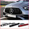 1 шт. Автомобильный значок-эмблема на переднюю решетку AMG Логотип Стайлинг Для CLS GLC GLK W211 W221 W220 W163 W164 W203 W204 Класса A B C E S SLK