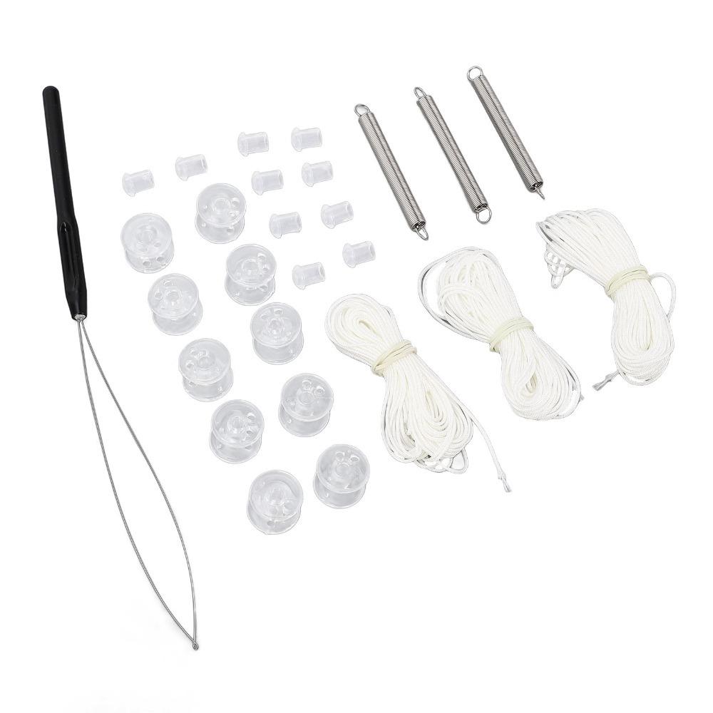 27Pcs White Window Shade Restringing Kit RV Window Shade Repair Window Shade Maintenance