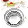 Stainles Steel Mini Tart Ring Tartlet Mold 6 /8 /9 /10CM Small Circle Cutter Pie Heat-Resistant Perforated Cake Mousse