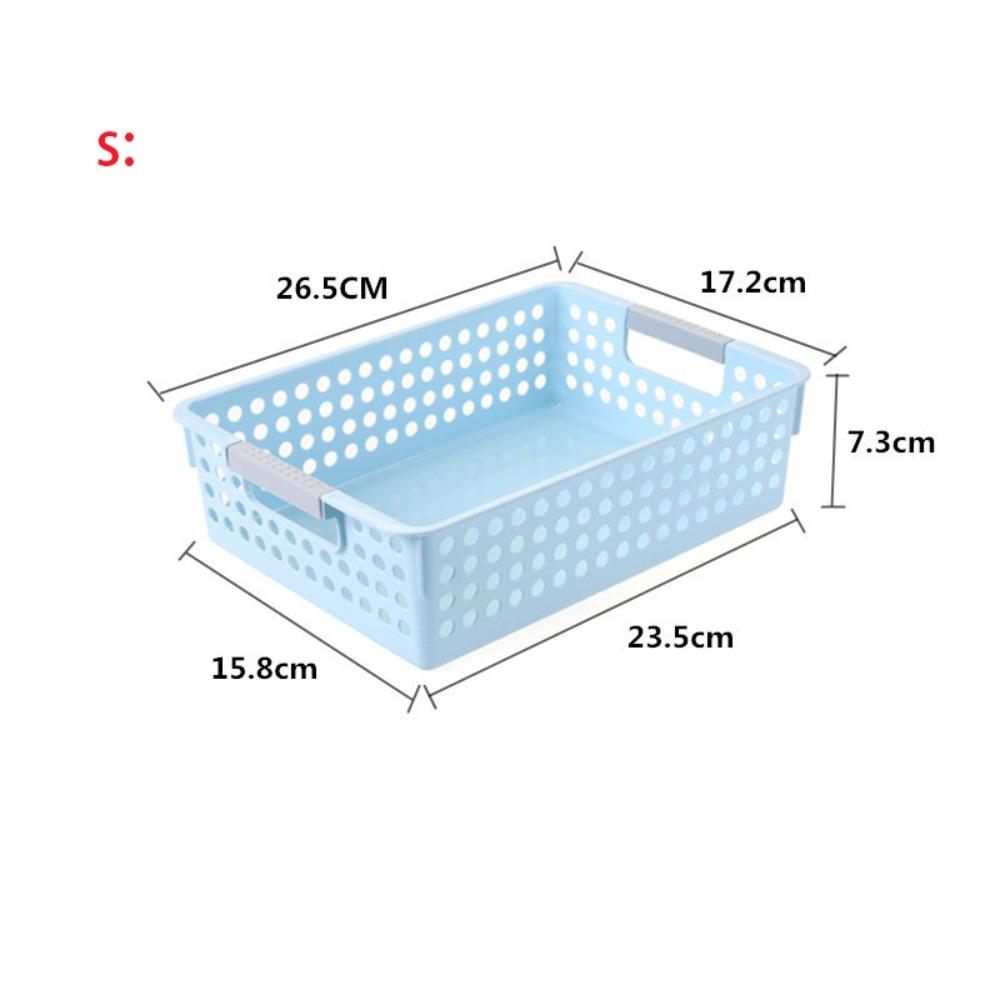 Large Capacity Storage Basket Plastic Rectangular Storage Basket Household Supplies