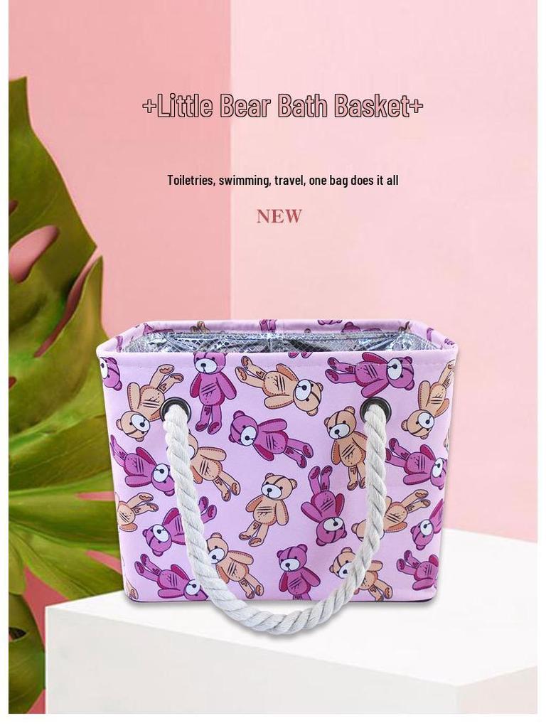 Портативная душевая корзина для туалетных принадлежностей для мужчин и женщин - Дорожная корзина для хранения ванных принадлежностей