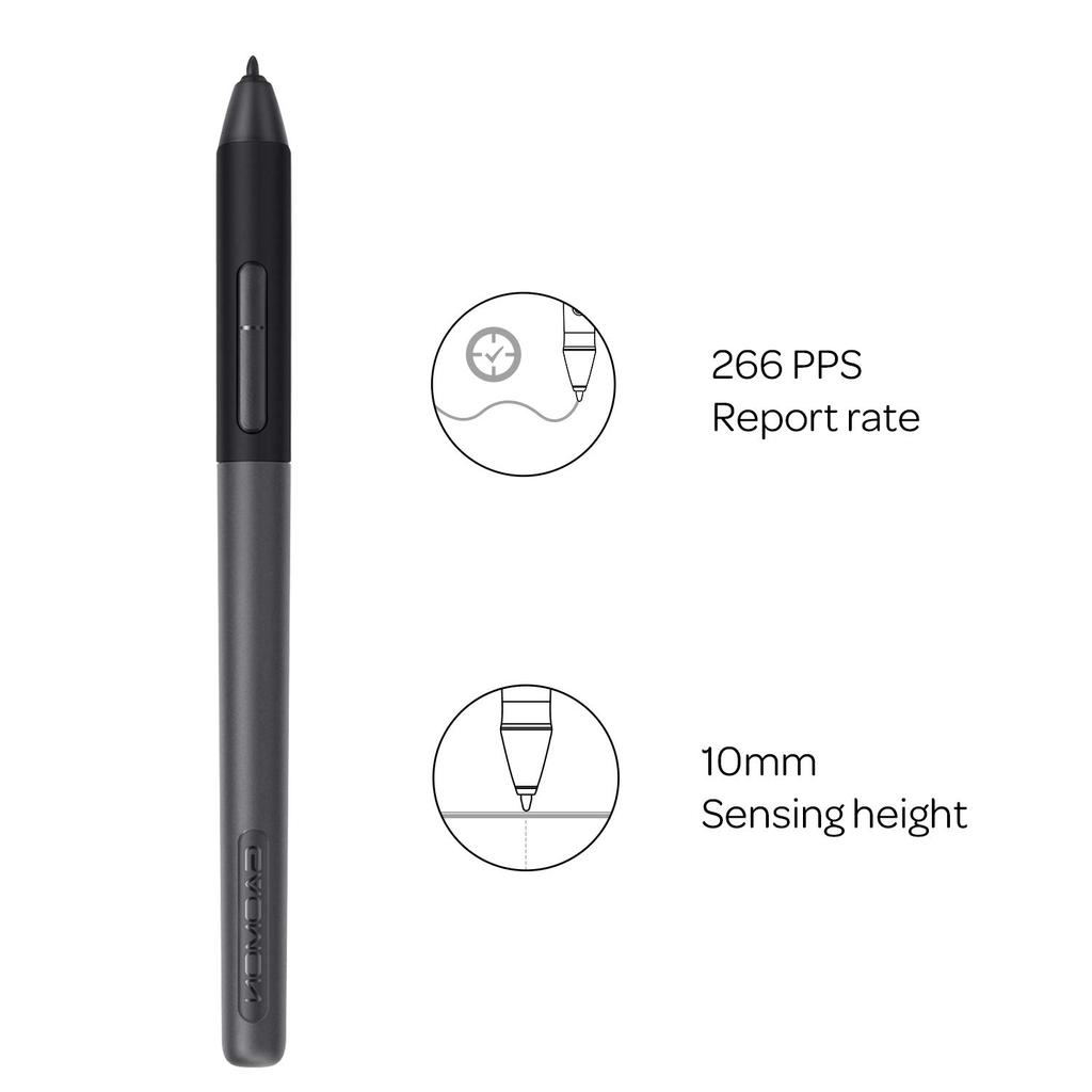 GAOMON AP50 Battery-Free Digital Pen for PD1161/PD1561/PD156 Pro/PD1220/PD1320 Tablets