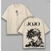 Манга Футболка JoJo's Bizarre Adventure Аниме Дио-Брандо Стиранная Футболка Летняя Высококачественные Хлопковые Футболки Топы Мужская Женская Унисекс Одежда