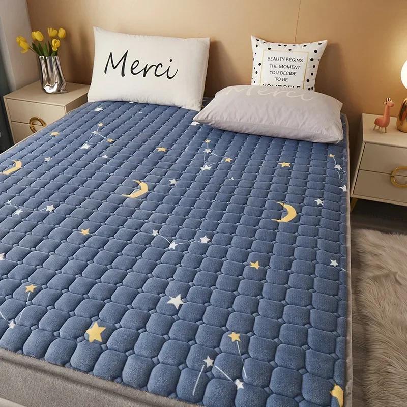 100% водонепроницаемые матрасы ультратонкий складной хлопковый матрас для кровати складной татами спальня отель для односпальной кровати двойной мульти двуспальная кровать размера «king-size»