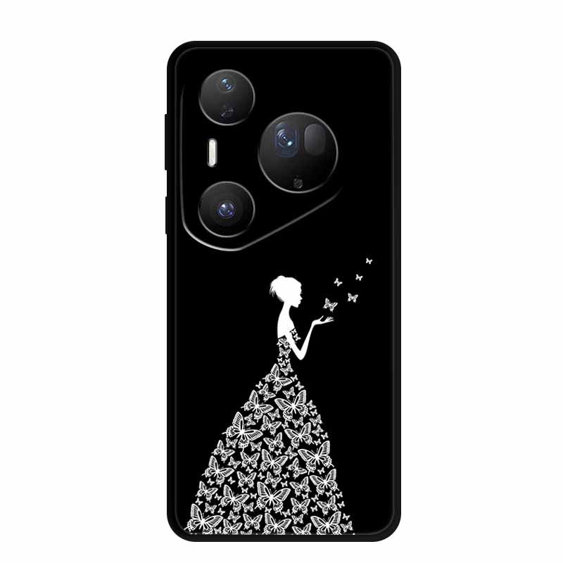 Для Huawei Pura 80 Ultra 5G Чехол Волк Тигр Лев Кот Черный Силикон Мягкий Чехол для Телефона Для Huawei Pura80 Ultra Задняя Крышка Чехол Para