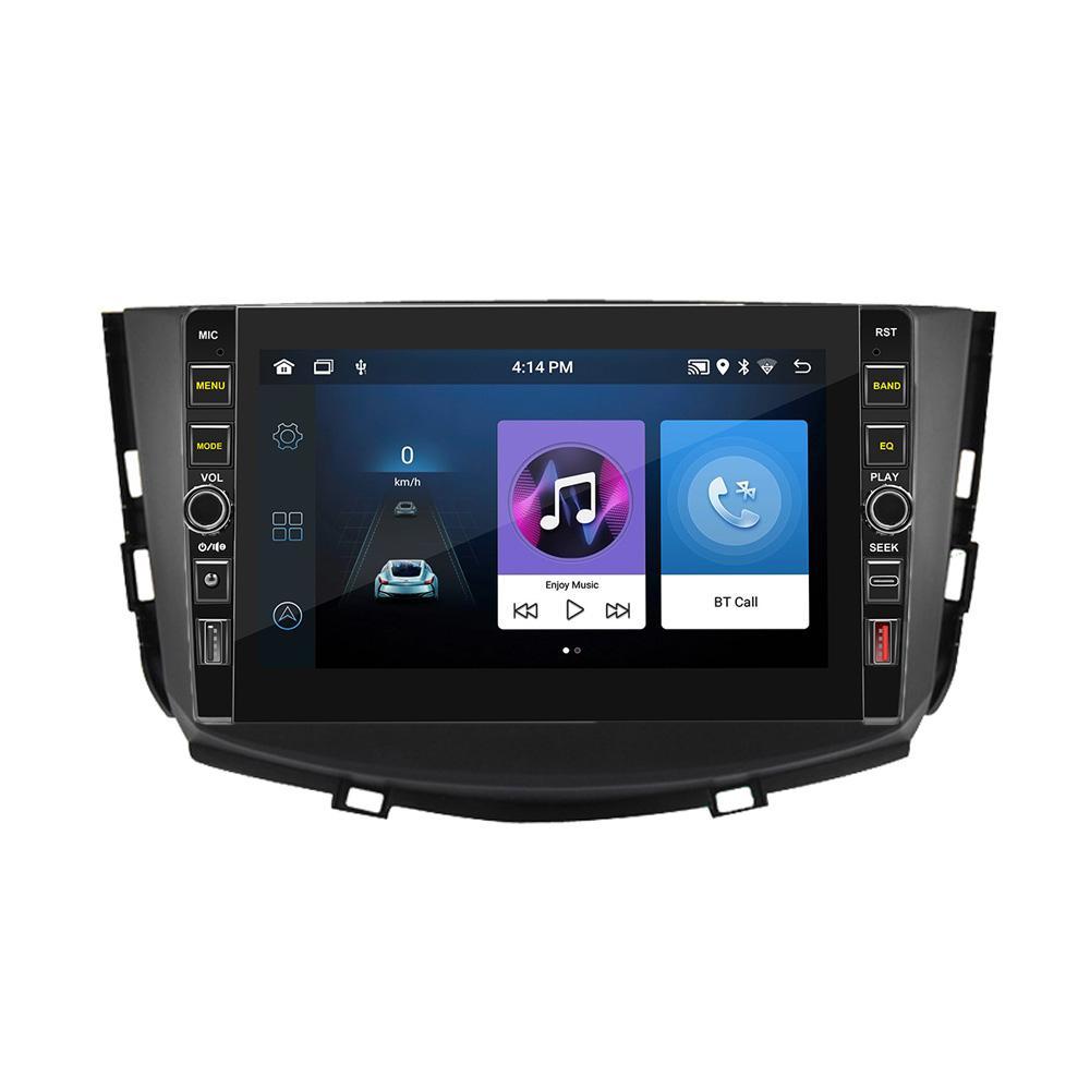 8 дюймов для Lifan X60 2012-2016 с кнопочной ручкой Android автомобильный радиоприемник мультимедийный плеер навигация стерео GPS 2 Din 1 + 32 ГБ