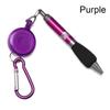 Pull Rope Stationery Ring Lanyard Neutral Pen Writing Tools Ballpoint Pen Easy Pull Buckle Pen