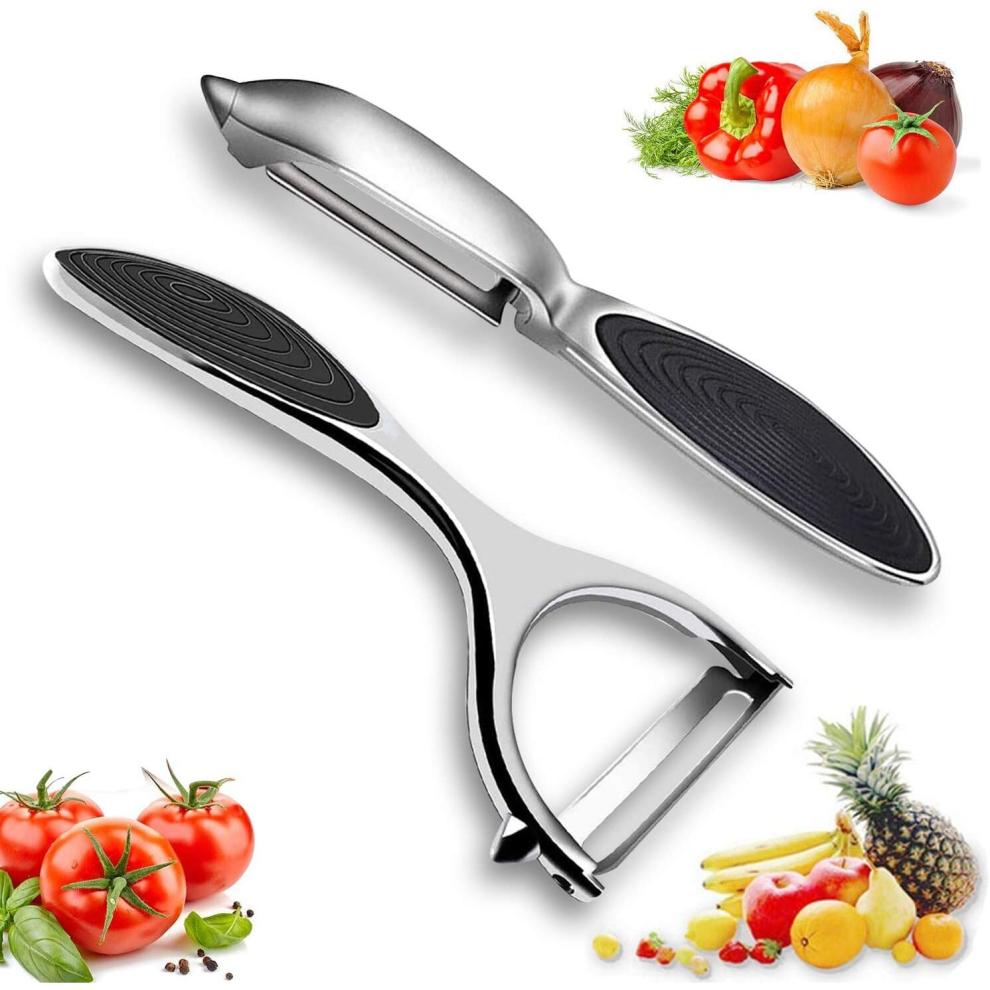 Potato Peeler Vegetable Peeler Stainless Steel Peeler Easy to Clean 2pcs