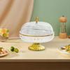 Cake Stand with Dome Fruite Plate Decorative Fruit Dish Serving Platter for Holiday Centerpiece