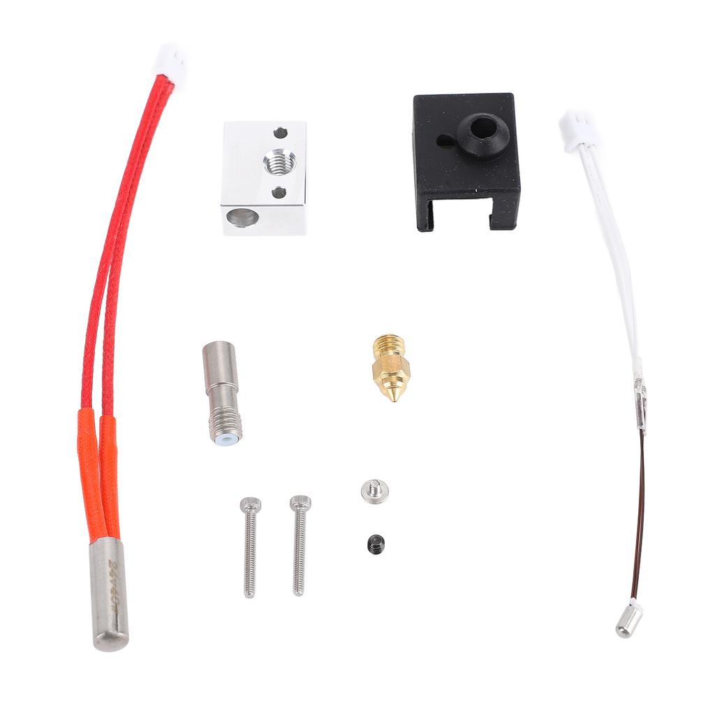 Extruder Hotend Kit for Sermoon V1 V1 Pro 3D Printer Aluminum Heating Block Brass Nozzle Stainless