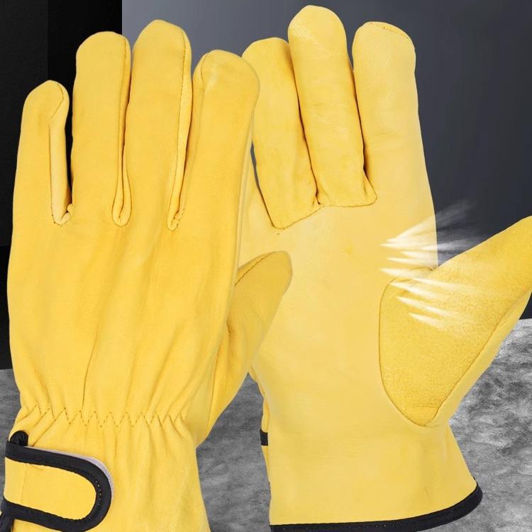 Сварочные перчатки из овчины, устойчивые к аргоновой дуге — дышащие, износостойкие, не дающие ожогов, гибкая изоляция для обслуживания сварщиков