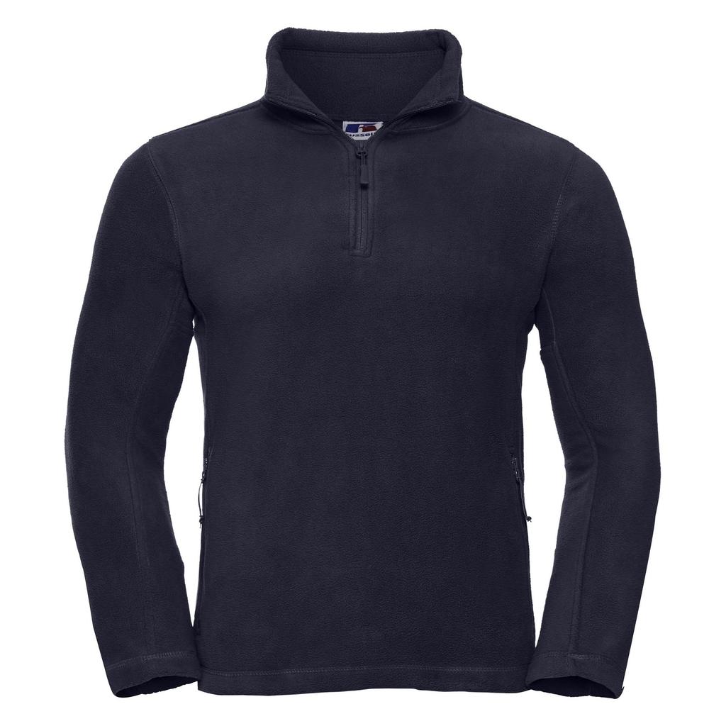 Russell Mens 1/4 Zip Outdoor Fleece Top