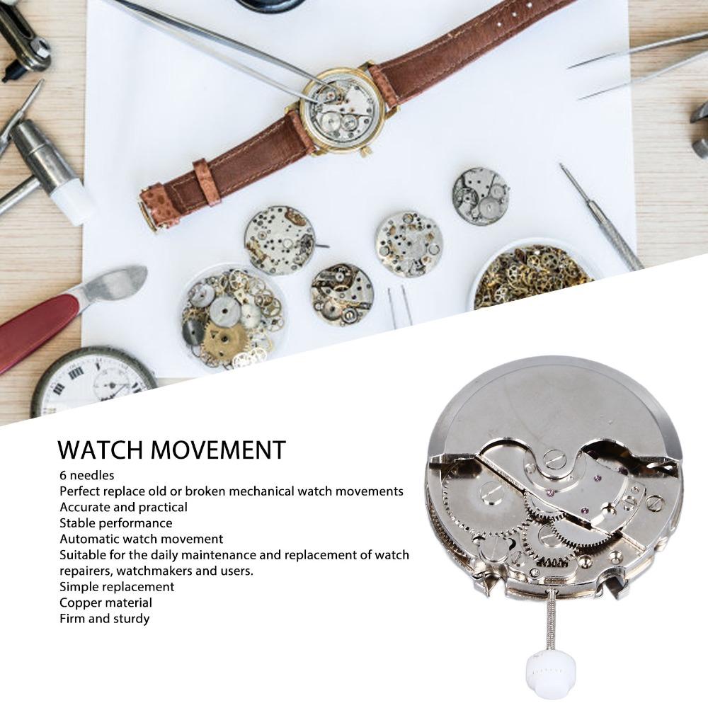 Six Pointer Mechanical Core 7120 Model Automatic Movement for 7120 movement Core Modification