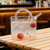 with Straw Creative Cocktail Glasses Novelty Beer Drinking Mug Fruit Wine Glass  Home Use
