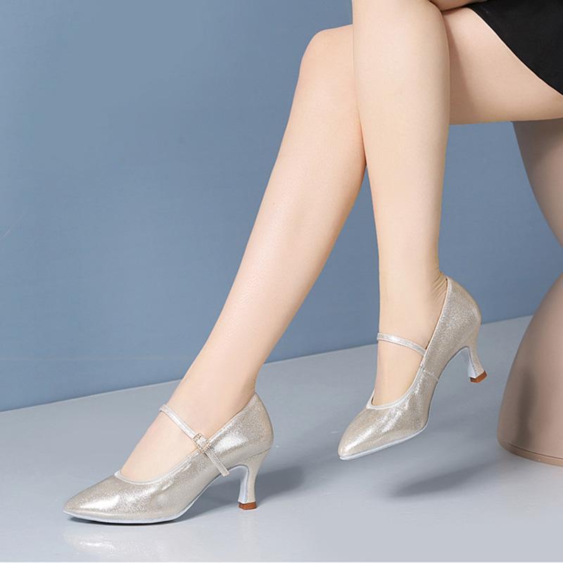 Туфли на высоком каблуке для взрослых женщин, современные туфли для социальных танцев, профессиональные туфли для вальса, латиноамериканских танцев, бальных танцев, стандартной программы, с мягкой подошвой для помещений