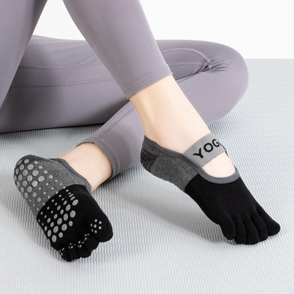 Cotton Pilates Socks Anti-slip Sports Socks New Yoga Socks  Ladies