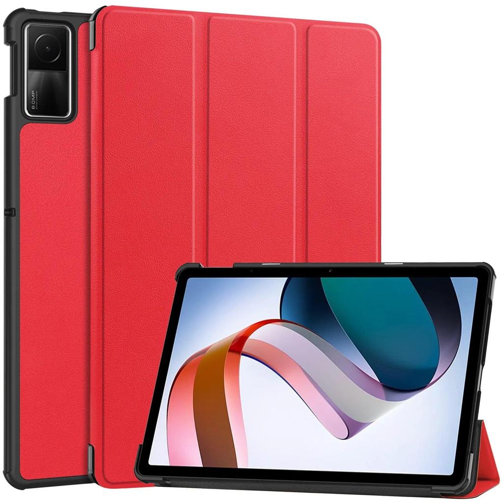 Чехол для Xiaomi Redmi Pad Se 11 дюймов, планшетный ПК, тройная складная тонкая подставка, сплошной магнитный чехол с функцией автоматического пробуждения