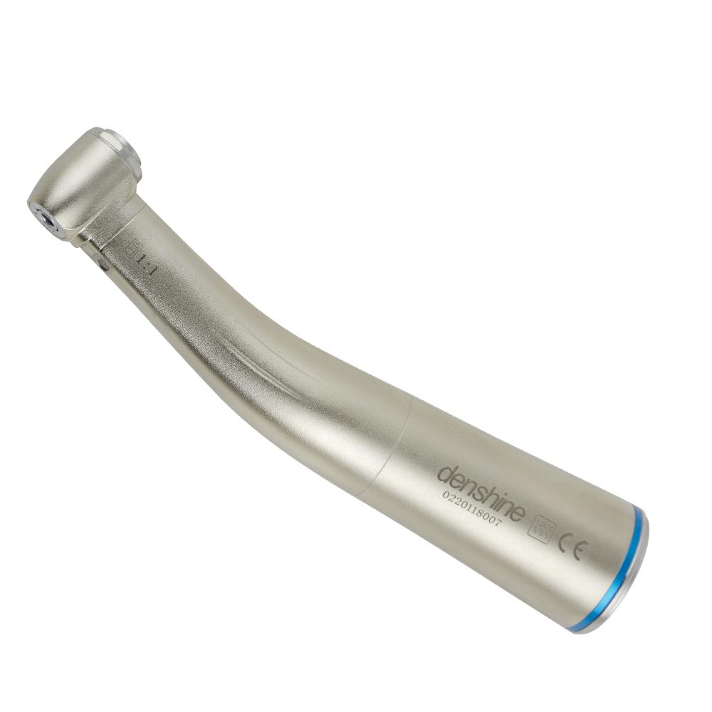 Стоматологическая 1:1 кнопочный светодиодный оптоволоконный внутренний распылитель, угловой наконечник