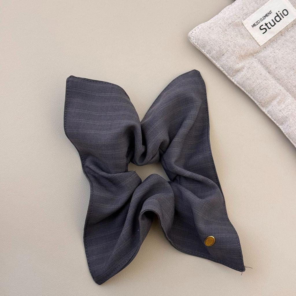 Oval Gold Label Large Intestine Circle, Elegant Hair Tie, Low Ponytail Hair Tie