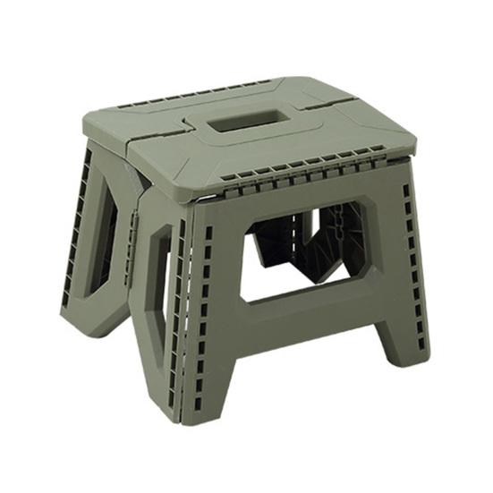 Пластиковый складной табурет с переносной ручкой, удерживающий 400 фунтов, легкий, прочный, для кемпинга, охоты, пикника, рыбалки, мини-складное сиденье стула