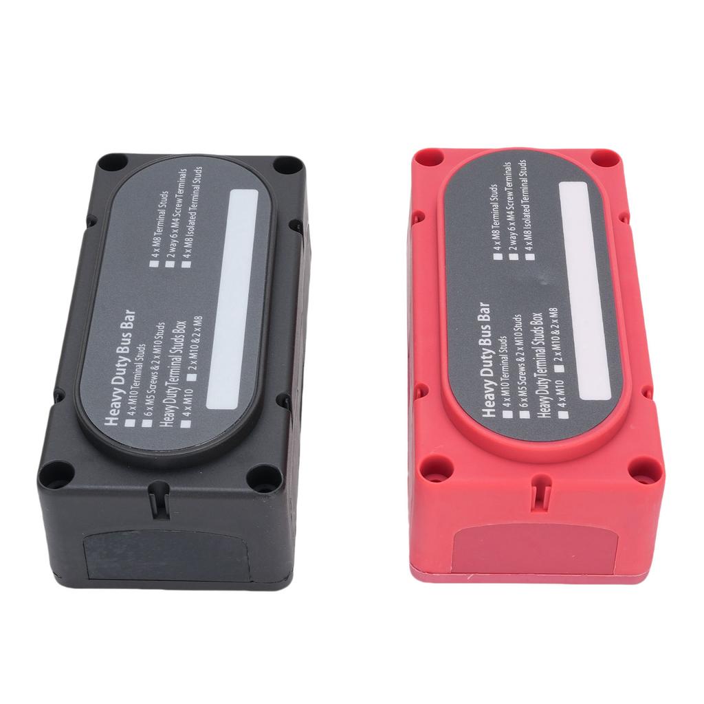 12 Way M8 Terminal Block 150A Multifunctional Power Distribution Busbar Automobiles RVs Marine